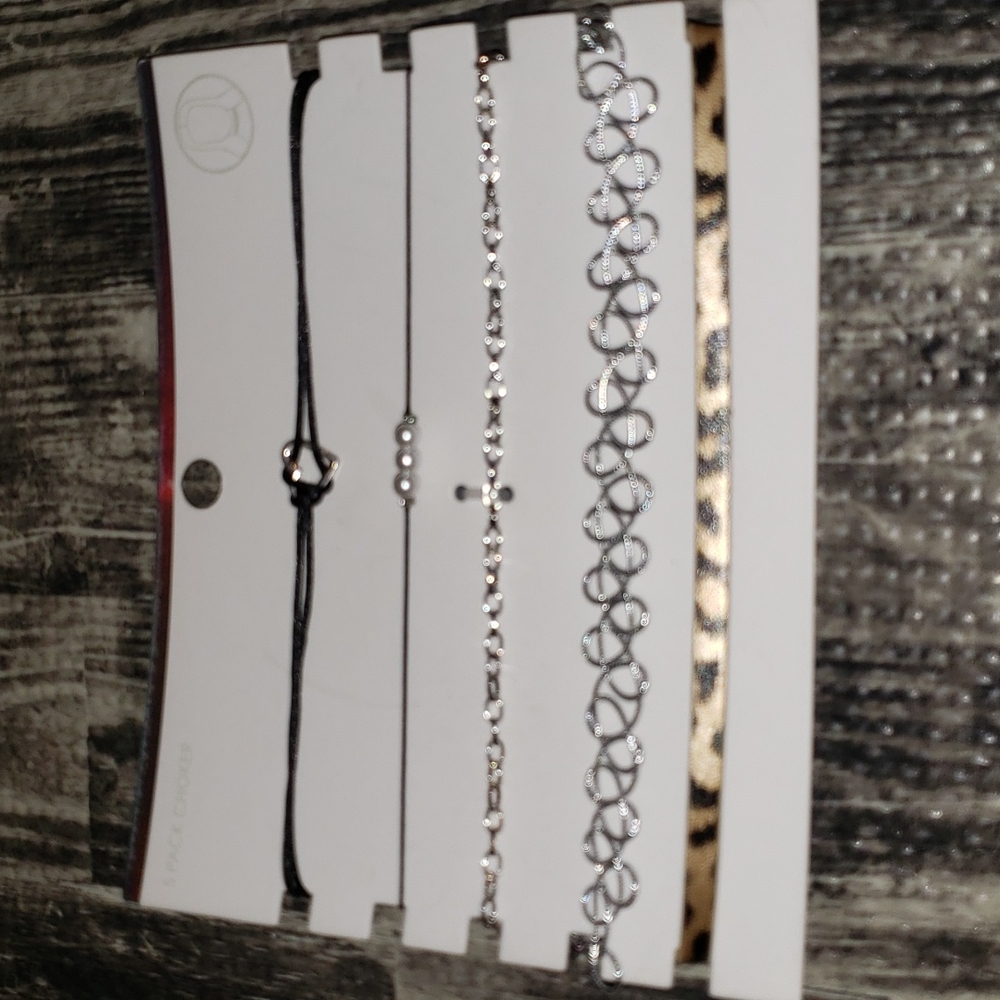 Choker Necklace Set of 5